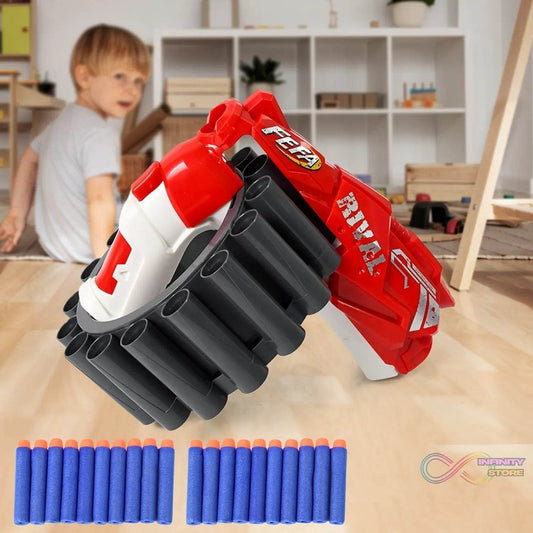 Amazing Toy Gun, Gun for Children, 20 Soft Bullets (1 Set) - infinityexculsivestore.com