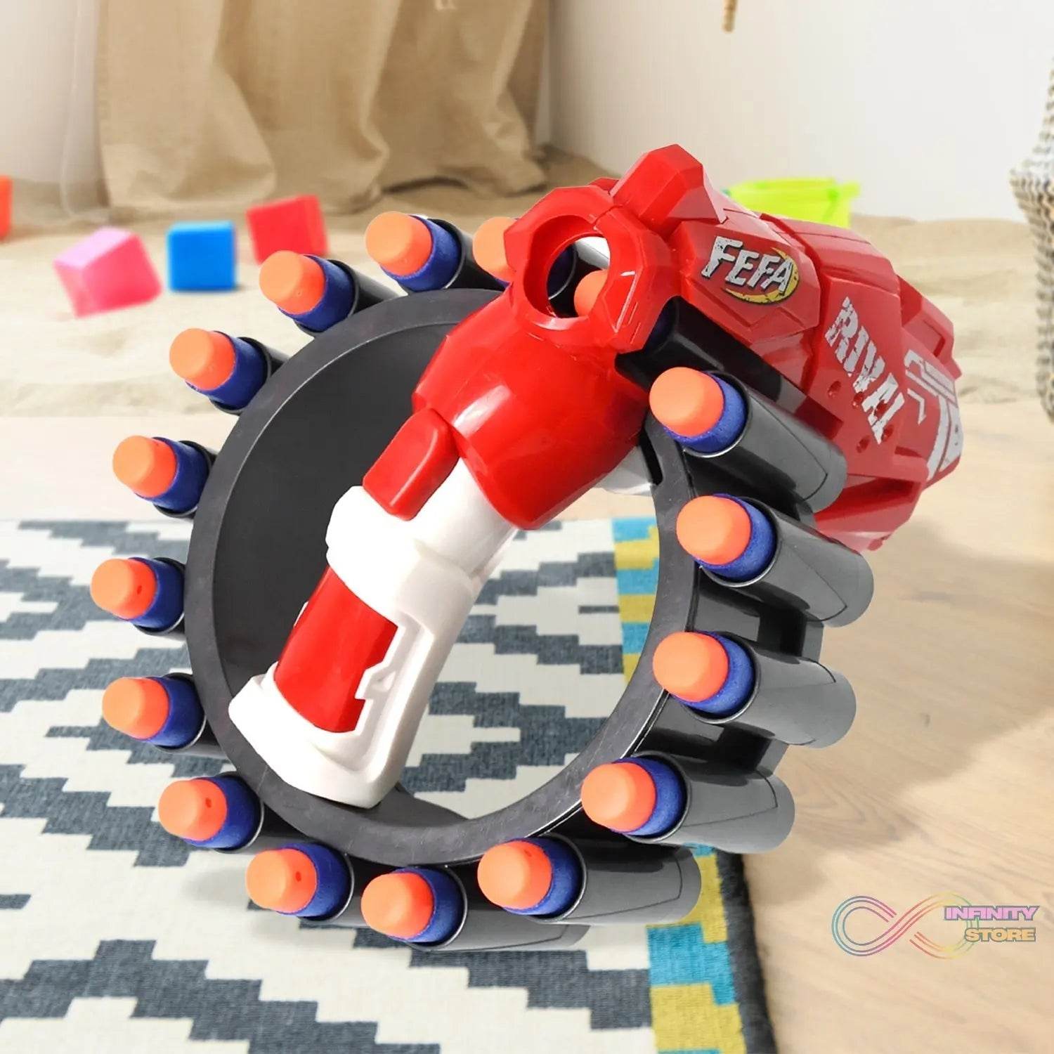 Amazing Toy Gun, Gun for Children, 20 Soft Bullets (1 Set) - infinityexculsivestore.com