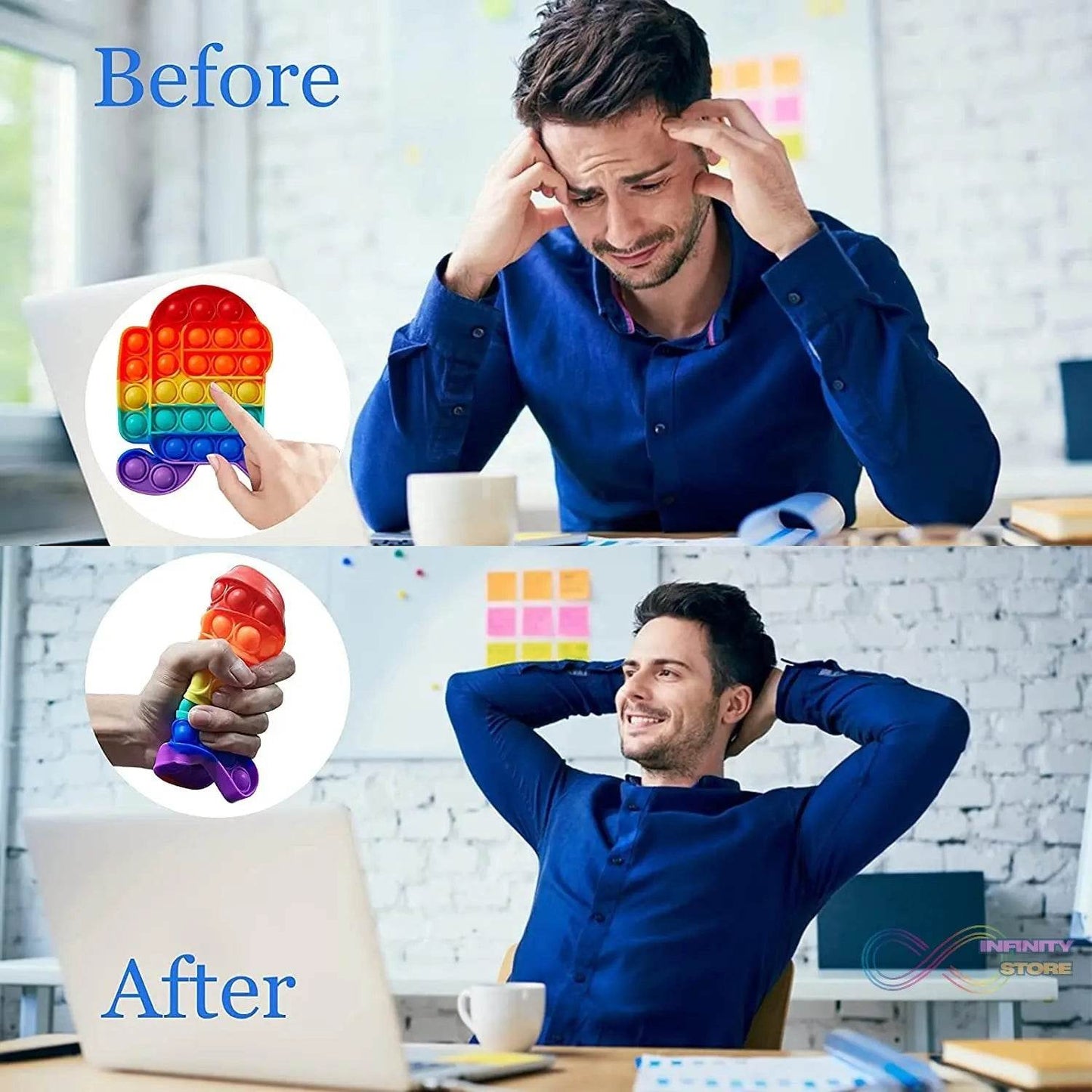 Among US Running Fidget Toy used by kids, children's and even adults for playing and entertaining purposes etc. - infinityexculsivestore.com