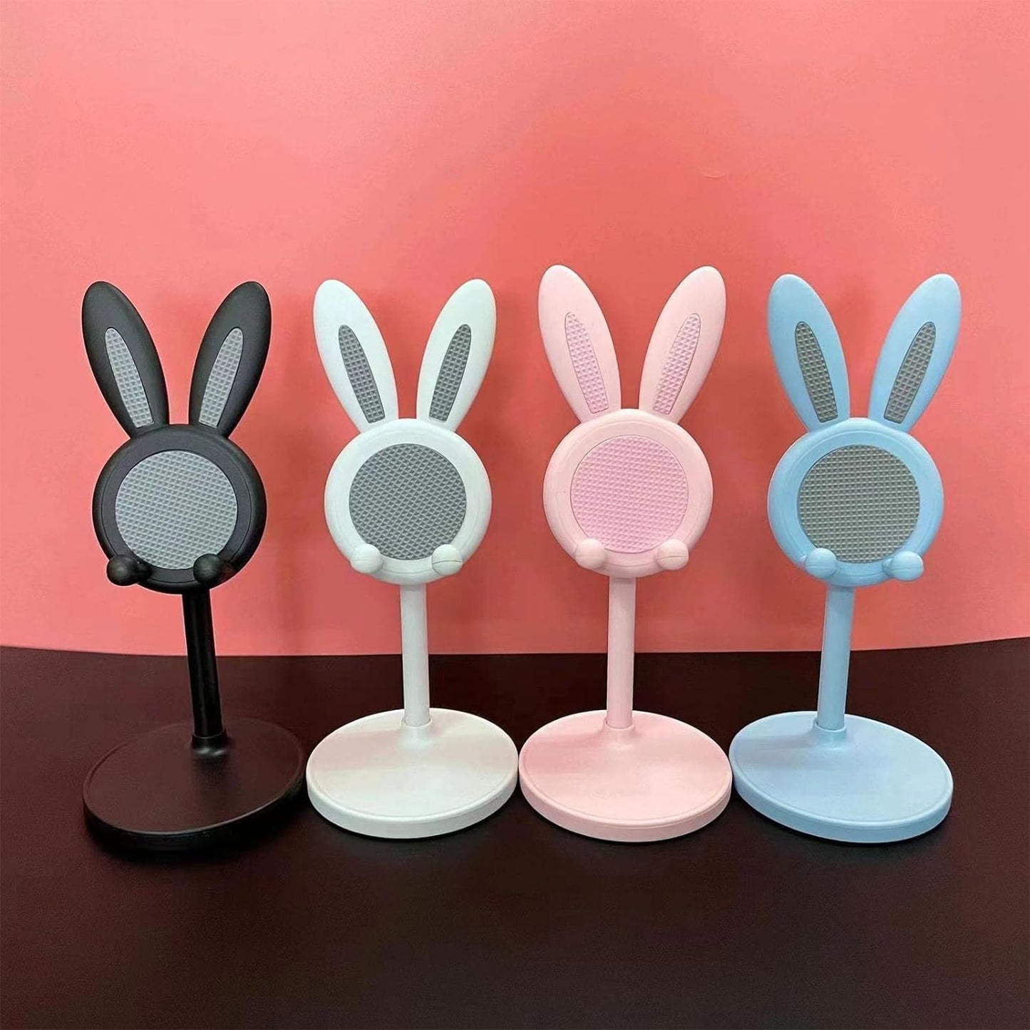 Cute Bunny Phone Stand, Angle Height Adjustable Phone Stand for Desk, Kawaii Phone Holder Desk Accessories, Easter Bunny Gifts Favor for Girl & Boys Accessories for Phone, Tablet, Easter Gifts Favors - infinityexculsivestore.com