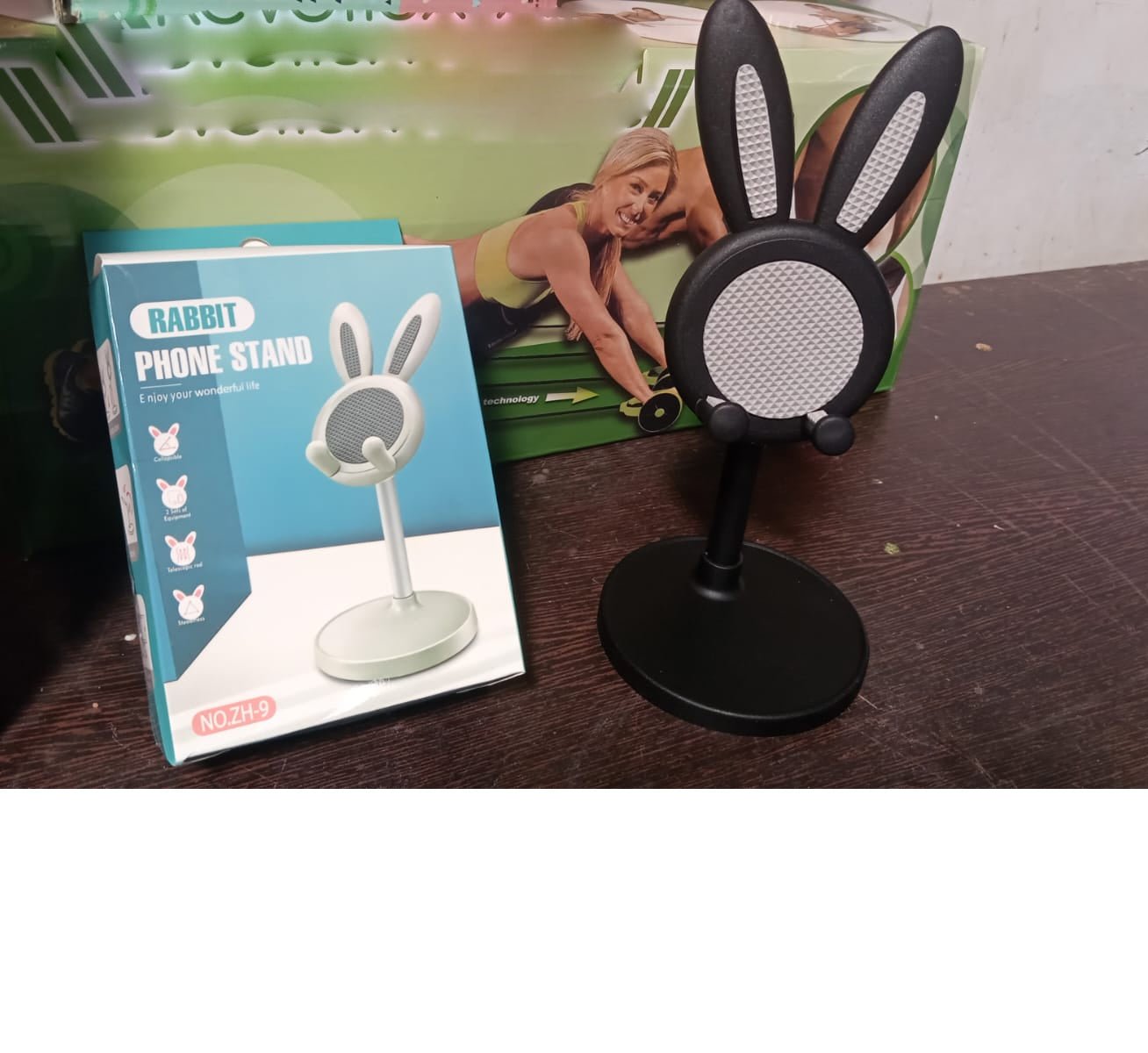 Cute Bunny Phone Stand, Angle Height Adjustable Phone Stand for Desk, Kawaii Phone Holder Desk Accessories, Easter Bunny Gifts Favor for Girl & Boys Accessories for Phone, Tablet, Easter Gifts Favors - infinityexculsivestore.com