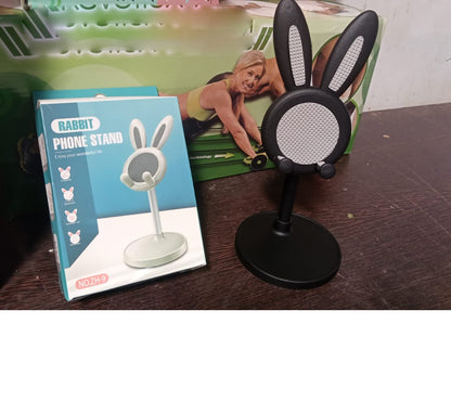 Cute Bunny Phone Stand, Angle Height Adjustable Phone Stand for Desk, Kawaii Phone Holder Desk Accessories, Easter Bunny Gifts Favor for Girl & Boys Accessories for Phone, Tablet, Easter Gifts Favors - infinityexculsivestore.com