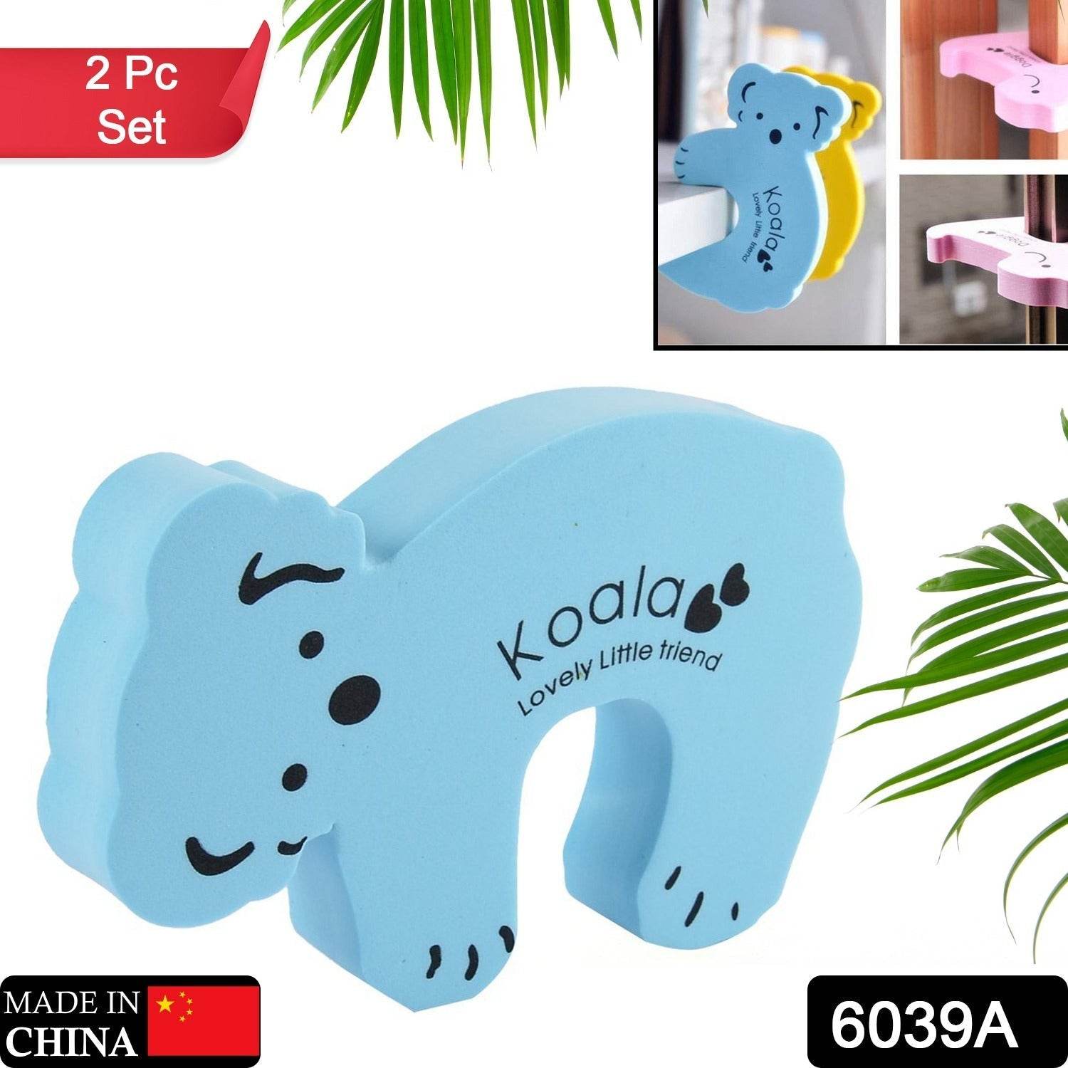 Animal Shape Door Stopper Lock Safety Guard, Kids Safety and Protection Finger Pich Door Guard, Baby Safety Cute Animal Security Door Stopper (2pc Set) - infinityexculsivestore.com