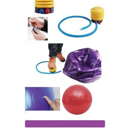 Anti-Burst Gym Ball with Pump (75 cm) - infinityexculsivestore.com