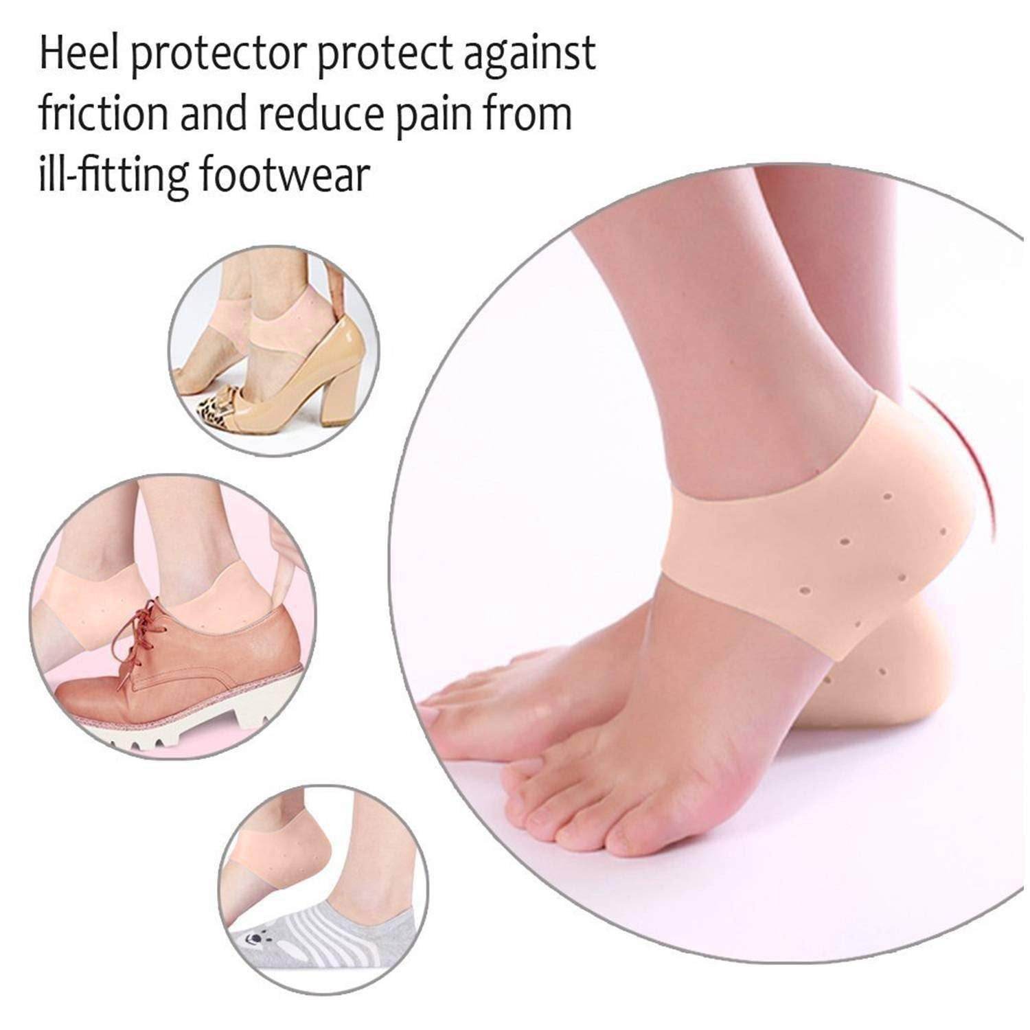 Anti Crack Silicon Gel Heel Moisturizing Socks for Foot Care Men Women (Loose Pack) - infinityexculsivestore.com