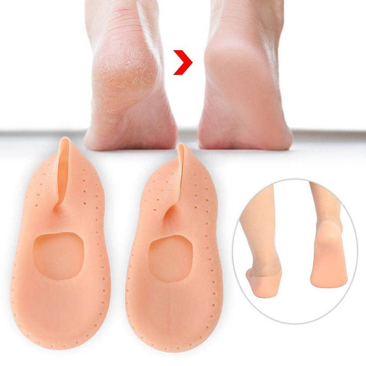 Anti Crack silicone Gel Foot Protector Moisturising Socks - infinityexculsivestore.com