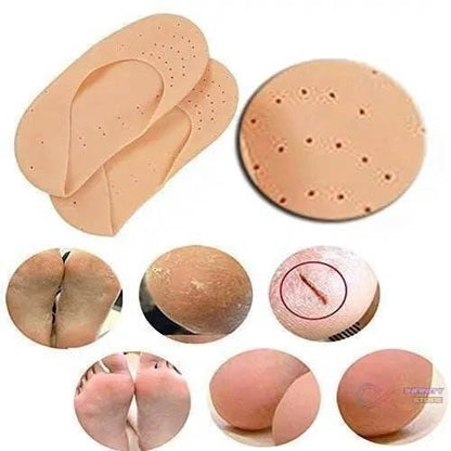 Anti Crack silicone Gel Foot Protector Moisturizing Socks - infinityexculsivestore.com