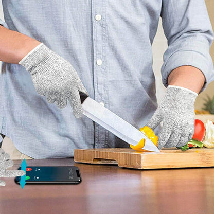 Anti Cutting Resistant Hand Safety Cut-Proof Protection Gloves (Multicolour) - infinityexculsivestore.com