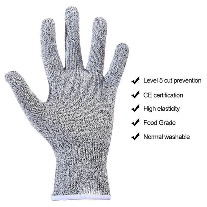 Anti Cutting Resistant Hand Safety Cut-Proof Protection Gloves (Multicolour) - infinityexculsivestore.com