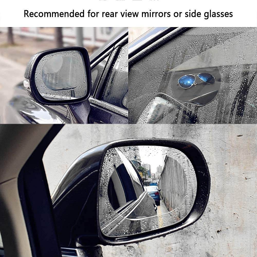 Anti Fog Anti Scratch Interior Rearview Car Mirror Film Waterproof HD Clear Protective Sticker Film for Safe Driving, Car Mirrors, Side Windows - infinityexculsivestore.com