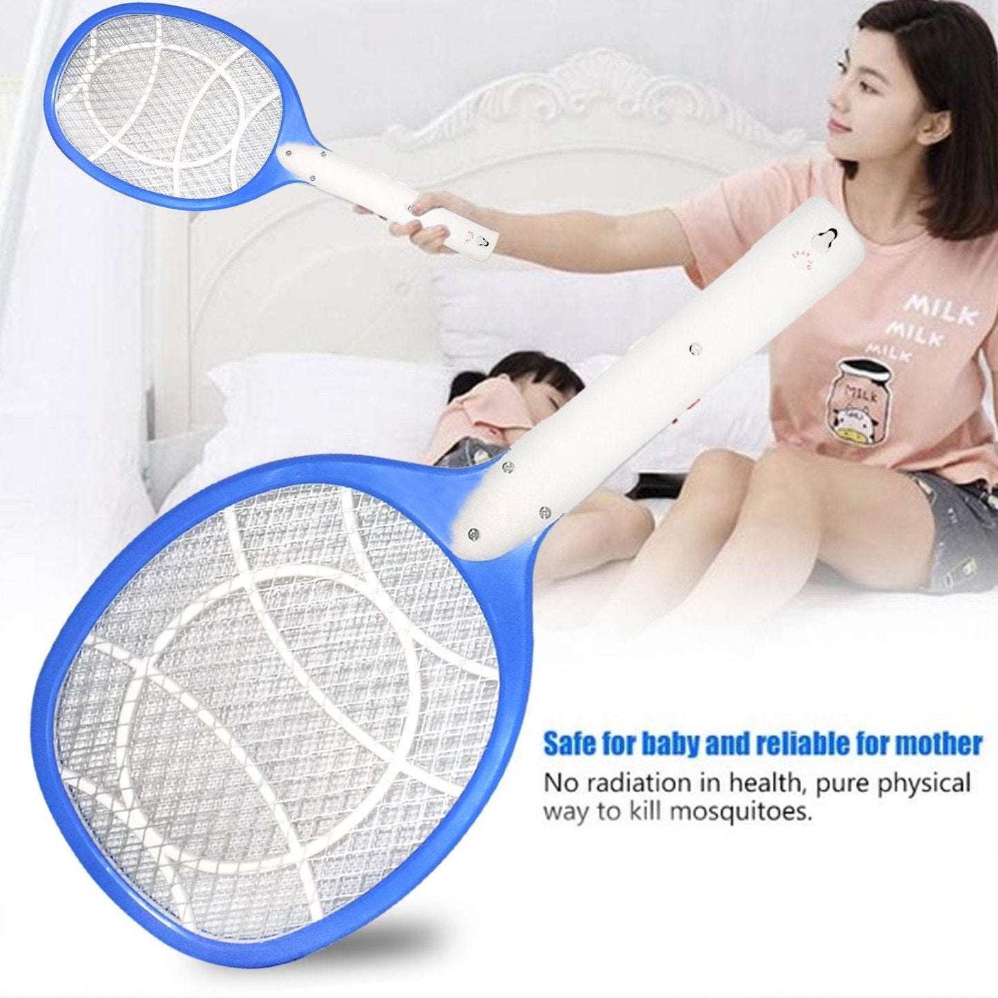 Anti Mosquito Racket - Rechargeable Insect Killer Bat - infinityexculsivestore.com