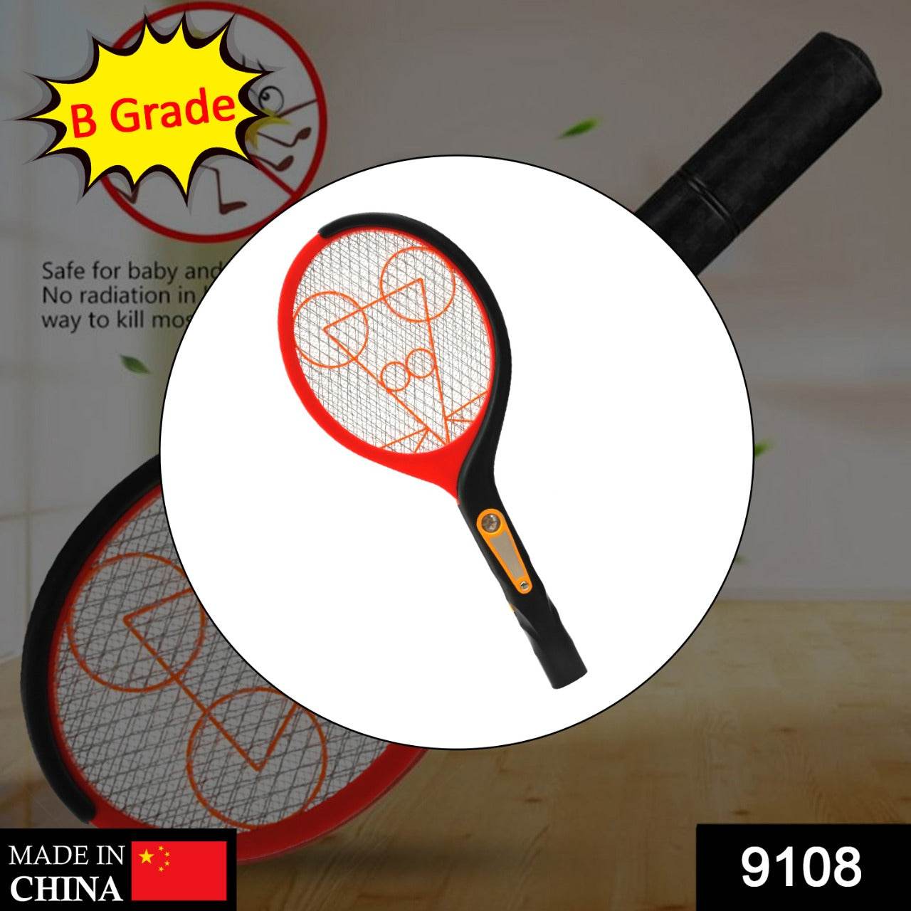 Anti Mosquito Racquet Rechargeable Insect Killer Bat with LED Light - infinityexculsivestore.com