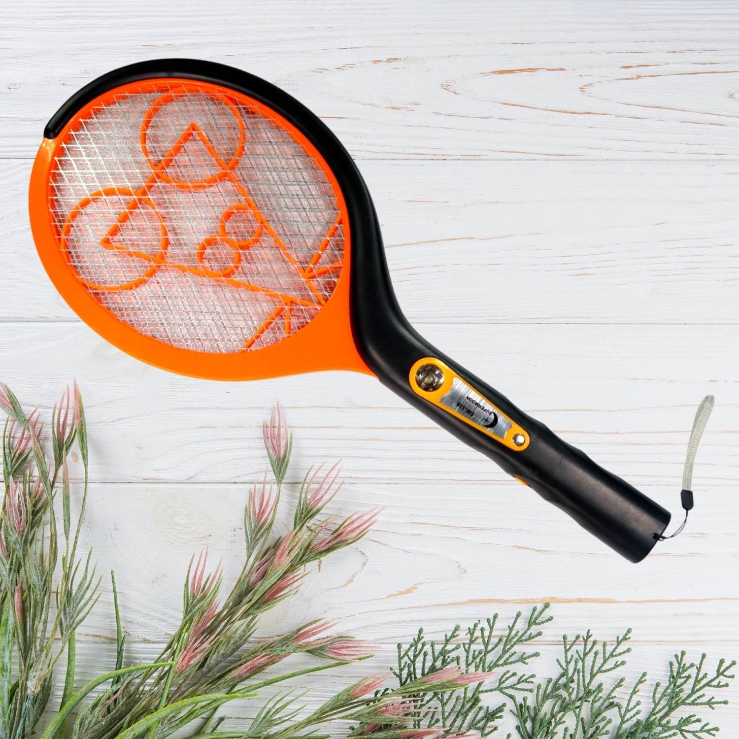 Anti Mosquito Racquet Rechargeable Insect Killer Bat with LED Light - infinityexculsivestore.com