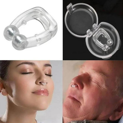Anti Snore device for men and woman Silicone Magnetic Nose Clip For heavy Snoring sleeper, Snore Stopper, Anti Snoring Device (1 Pc) - infinityexculsivestore.com