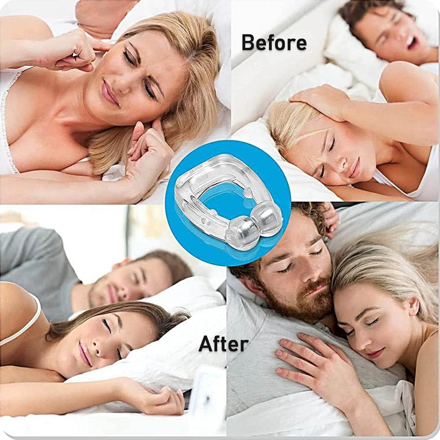 Anti Snore device for men and woman Silicone Magnetic Nose Clip For heavy Snoring sleeper, Snore Stopper, Anti Snoring Device (1 Pc) - infinityexculsivestore.com