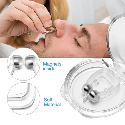 Anti Snore device for men and woman Silicone Magnetic Nose Clip For heavy Snoring sleeper, Snore Stopper, Anti Snoring Device (1 Pc) - infinityexculsivestore.com