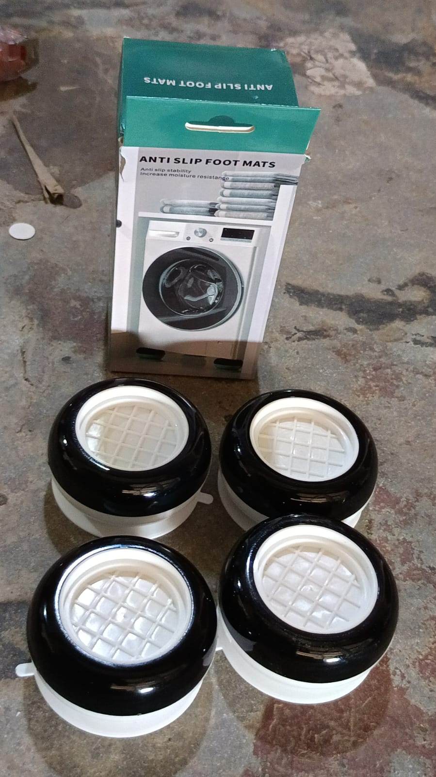 Anti Vibration Pads for Washing Machine, Washing Machine Base Foot Pads Non Slip Heighten Shock and Noise Cancelling Base Pads (4 pcs Set) - infinityexculsivestore.com