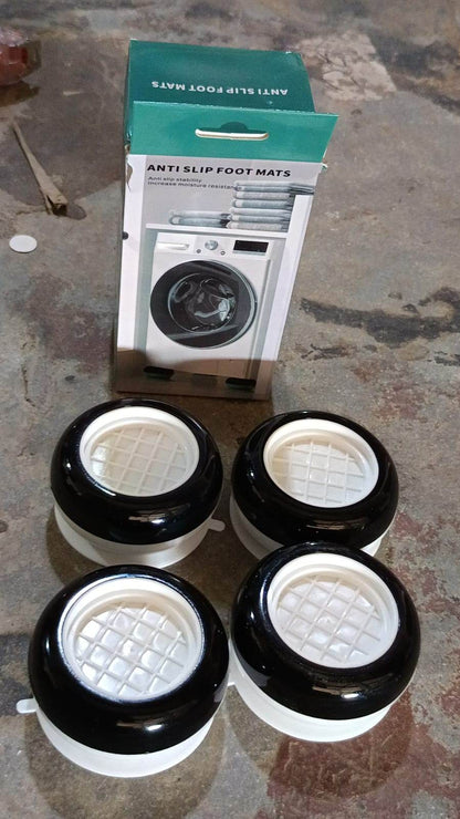 Anti Vibration Pads for Washing Machine, Washing Machine Base Foot Pads Non Slip Heighten Shock and Noise Cancelling Base Pads (4 pcs Set) - infinityexculsivestore.com