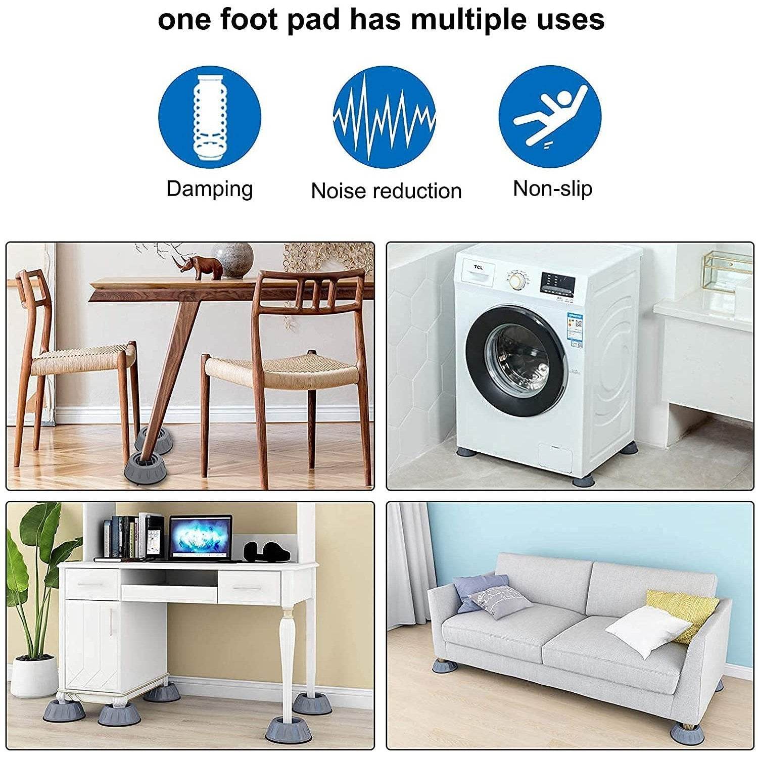 Anti Vibration Pads with Suction Cup Feet - infinityexculsivestore.com