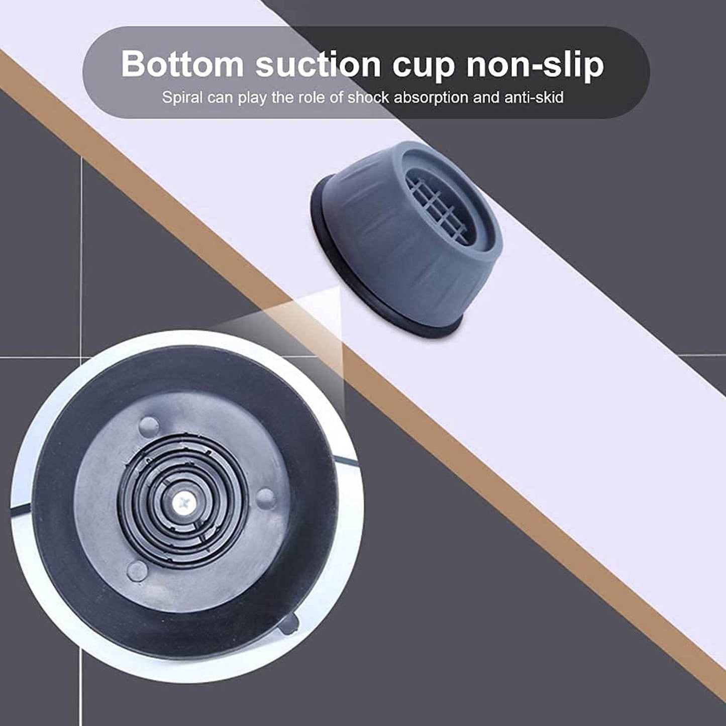 Anti Vibration Pads with Suction Cup Feet - infinityexculsivestore.com