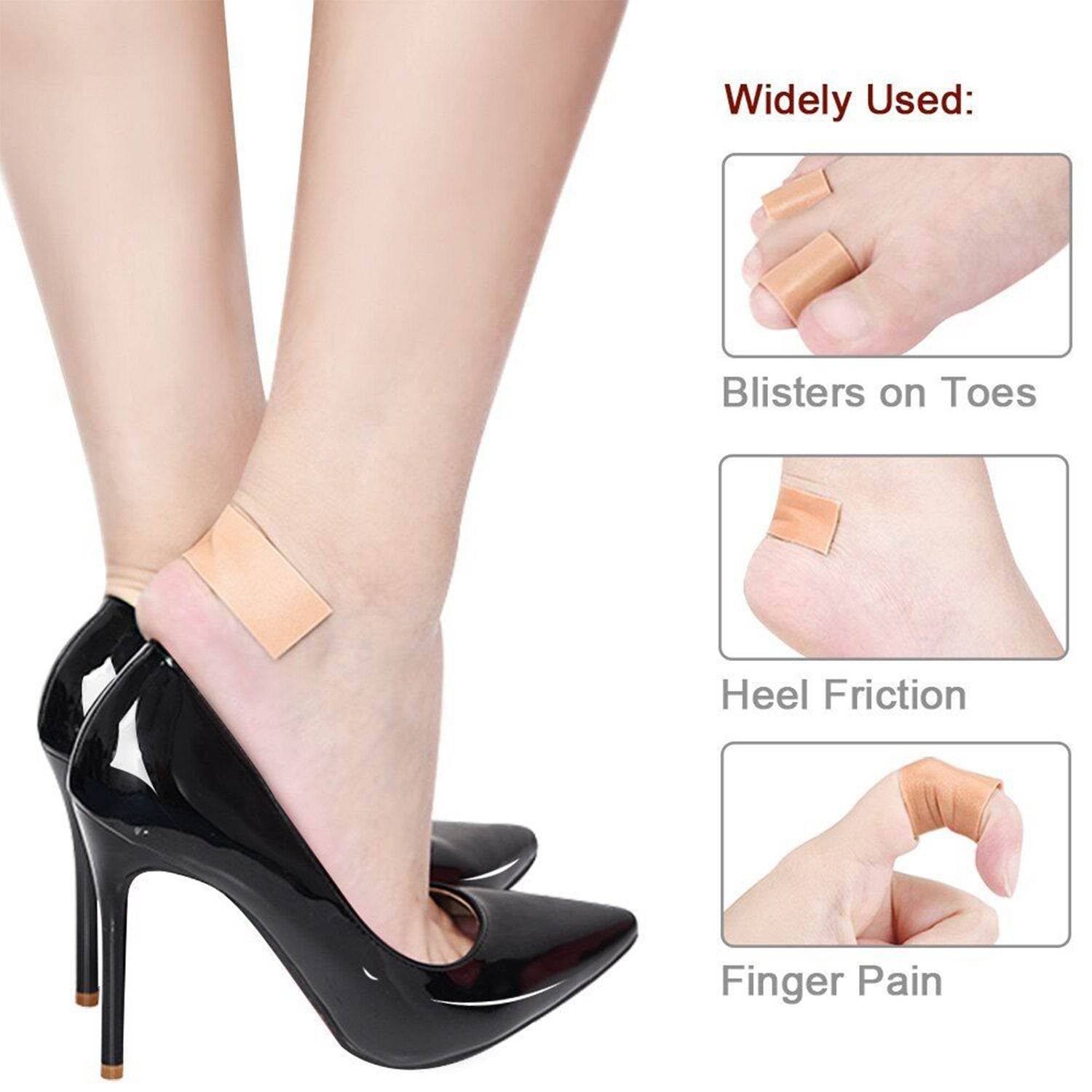 Anti-Wear Foam Cotton Heel Sticker Tape Patch Blister Plaster Waterproof First Aid Blister Pedicure Pad Foot Care Insole - infinityexculsivestore.com