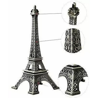 Antique Finish 3D Metal Paris Eiffel Tower Metal Craft Famous Landmark Building Metal Statue, Cabinet, Office, Gifts Decorative Showpiece. - infinityexculsivestore.com
