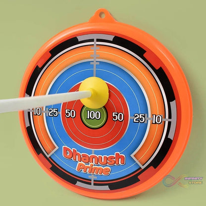 Arrow Big & Archery Toy (1 Dhanush, 3 Arrow, 1 Target, 1 Arrow Holder / 1 Set) - infinityexculsivestore.com