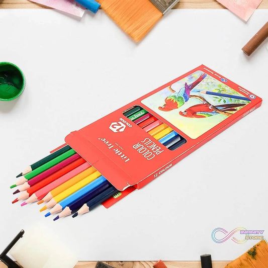 Art Drawing Wooden Pencils Color (12 Pcs Set) - infinityexculsivestore.com