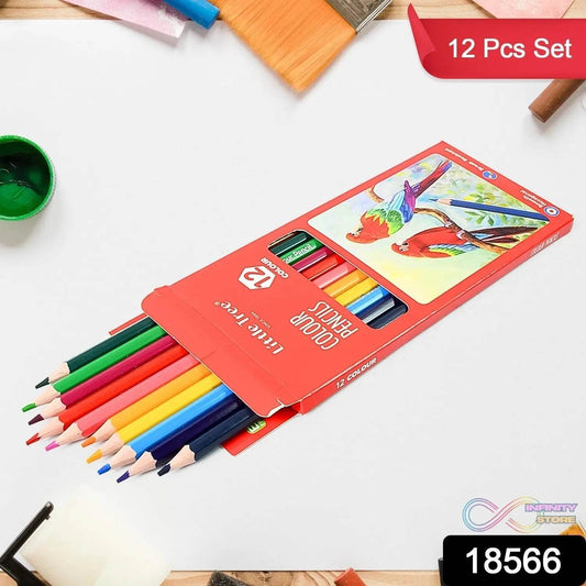 Art Drawing Wooden Pencils Color (12 Pcs Set) - infinityexculsivestore.com