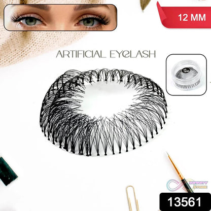 Artificial / Fake Eyelash Extensions Natural & Lightweight (1 Pc / 12 Mm) - infinityexculsivestore.com