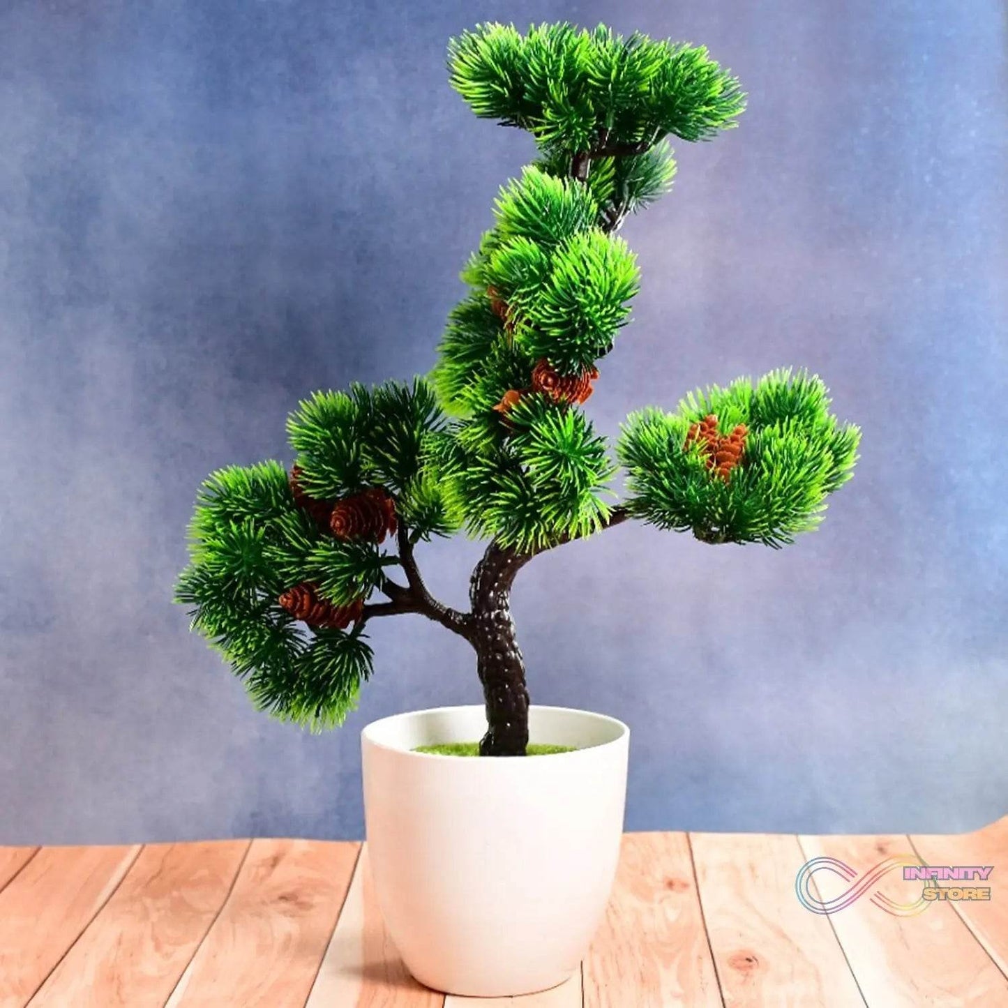 Artificial Potted Plant with Round Pot - infinityexculsivestore.com
