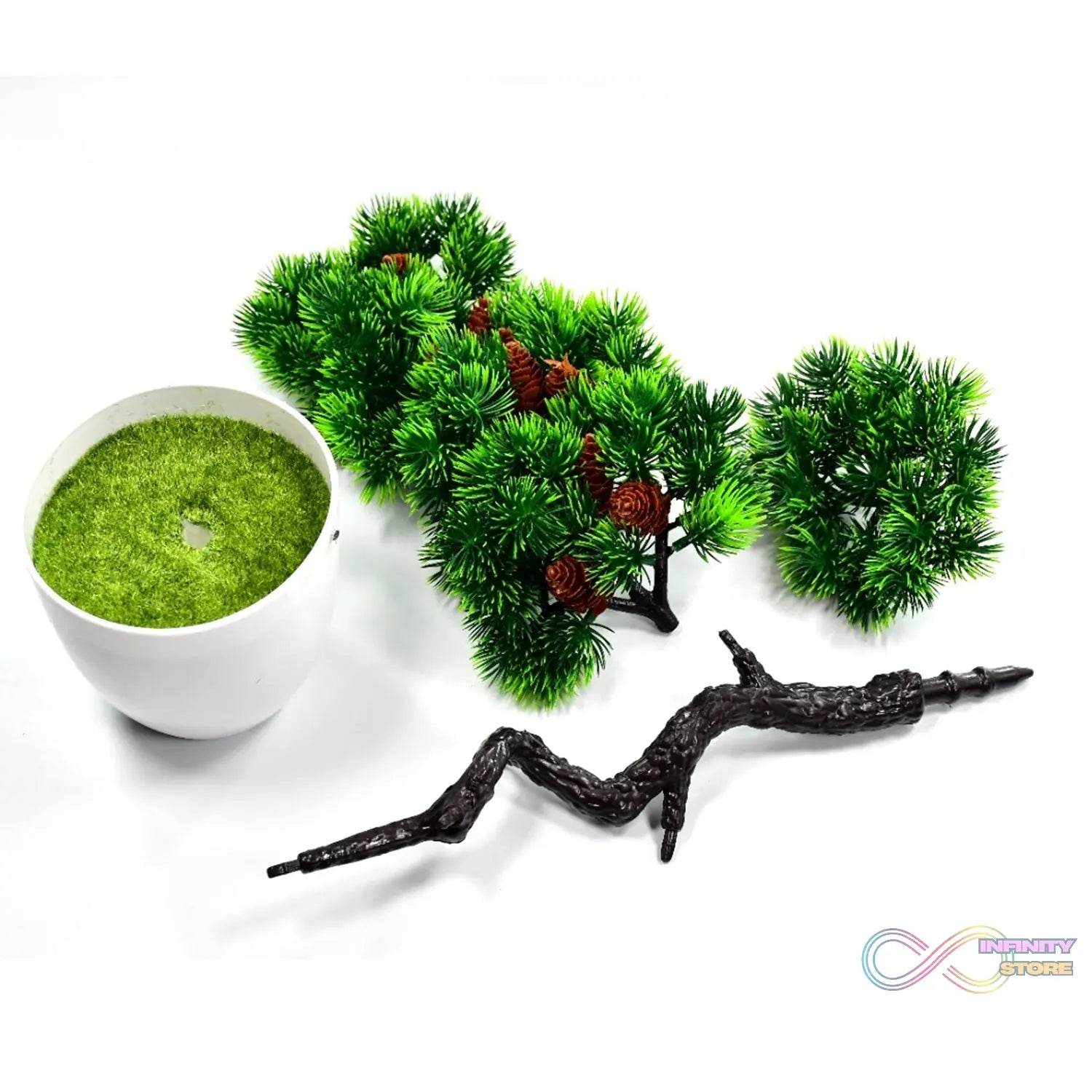 Artificial Potted Plant with Round Pot - infinityexculsivestore.com