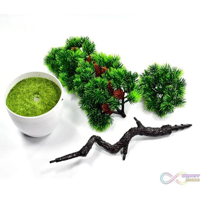 Artificial Potted Plant with Round Pot - infinityexculsivestore.com