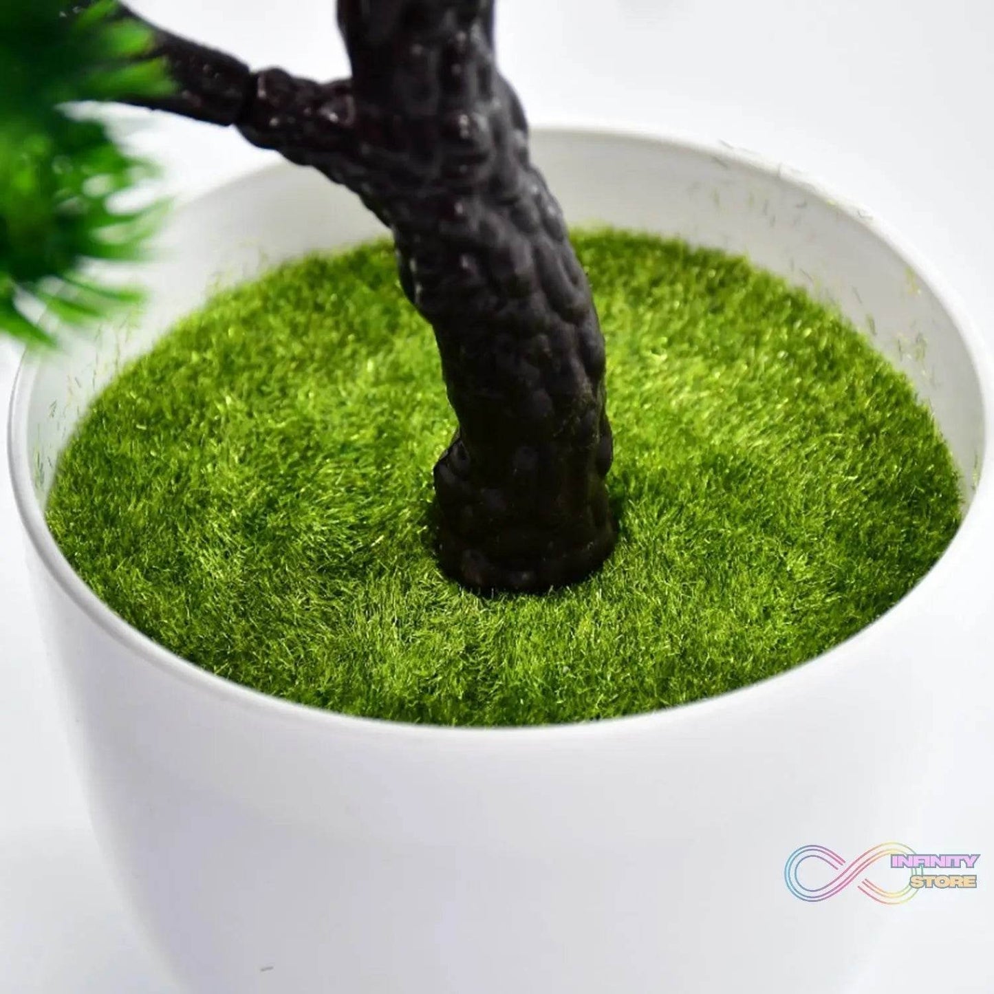 Artificial Potted Plant with Round Pot - infinityexculsivestore.com