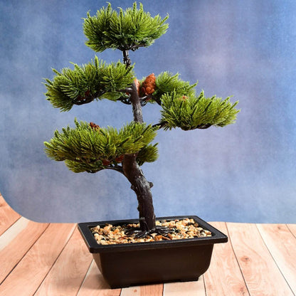 Artificial Potted Plant with Square Pot - infinityexculsivestore.com