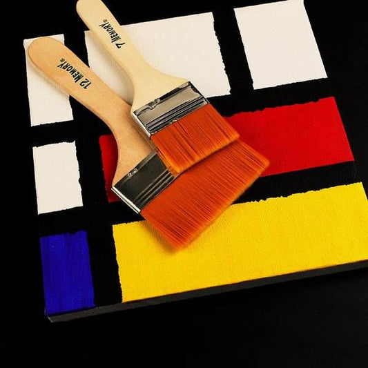 Artistic Flat Painting Brush - Set of 12 - infinityexculsivestore.com