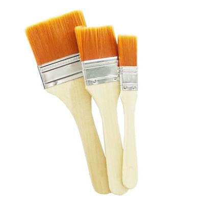 Artistic Flat Painting Brush - Set of 3 - infinityexculsivestore.com