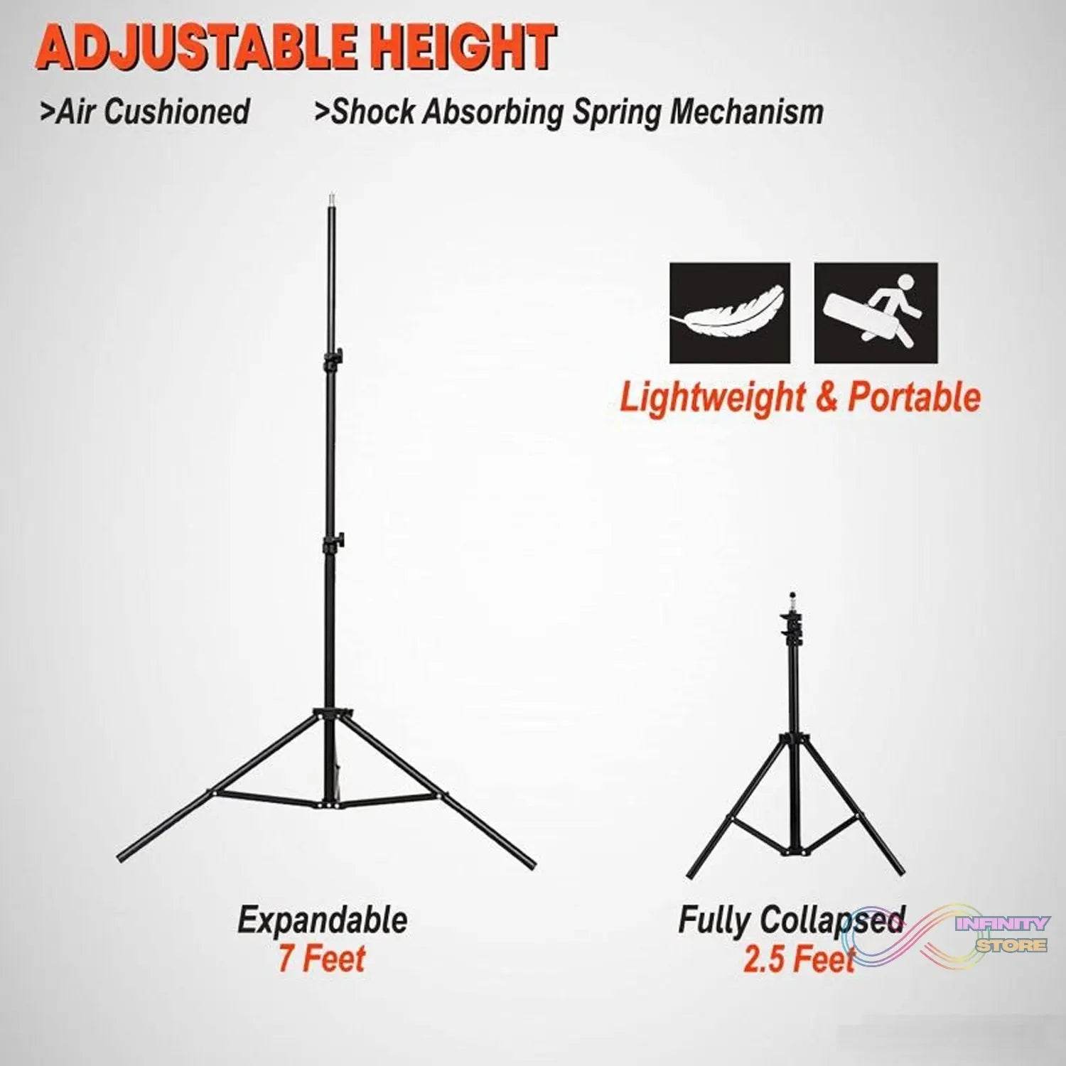 Artists' Portable Lightweight Metal Display Easel with Free Weatherproof - infinityexculsivestore.com
