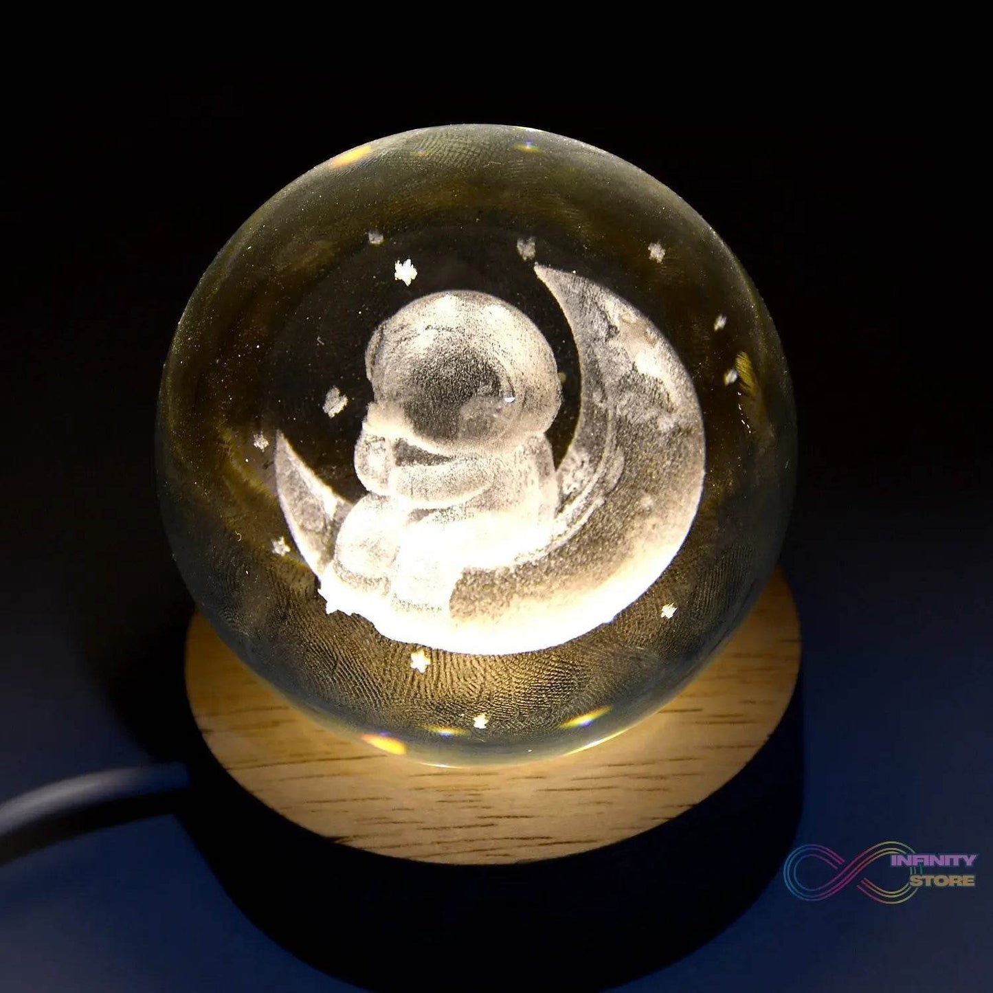 Astronaut Ball Night Light Lamp Decorative Lamp For Living Room Decor (1 Pc) - infinityexculsivestore.com