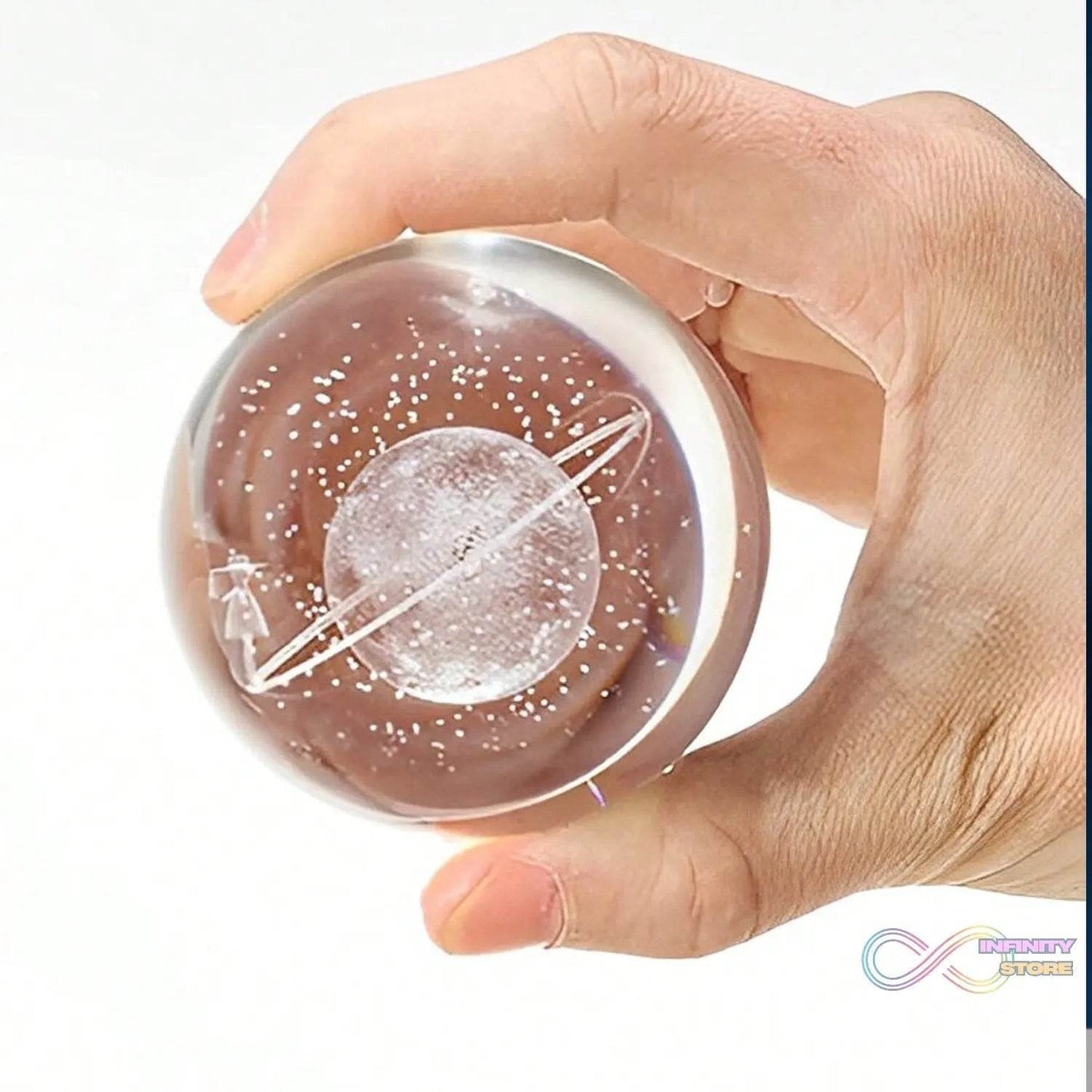 Astronaut Ball Night Light with Resin Base Decorative for Living Room Decor (1 Pc) - infinityexculsivestore.com