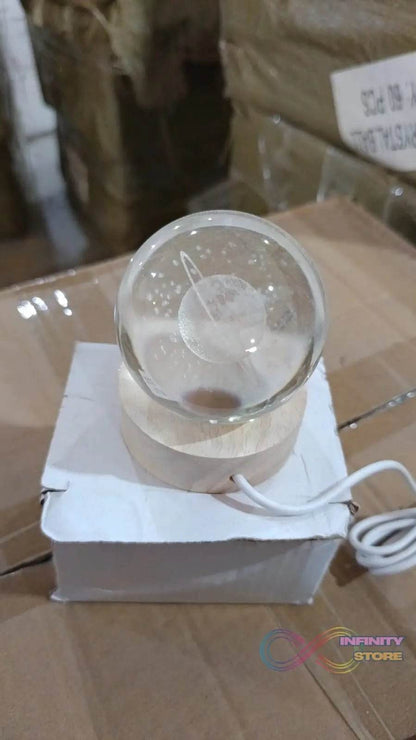 Astronaut Ball Night Light with Resin Base Decorative for Living Room Decor (1 Pc) - infinityexculsivestore.com