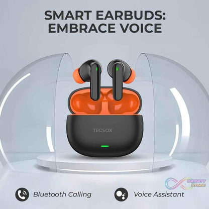 AudioX Bluetooth Earbuds, 40 Hr | Powerful Bass (1 Pc) - infinityexculsivestore.com