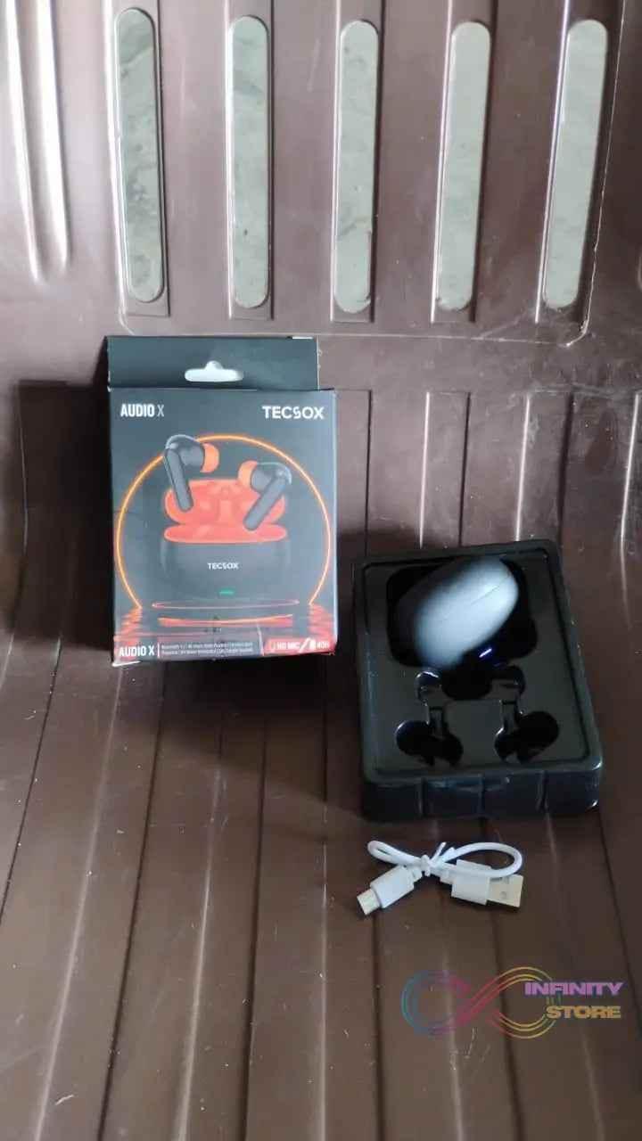 AudioX Bluetooth Earbuds, 40 Hr | Powerful Bass (1 Pc) - infinityexculsivestore.com