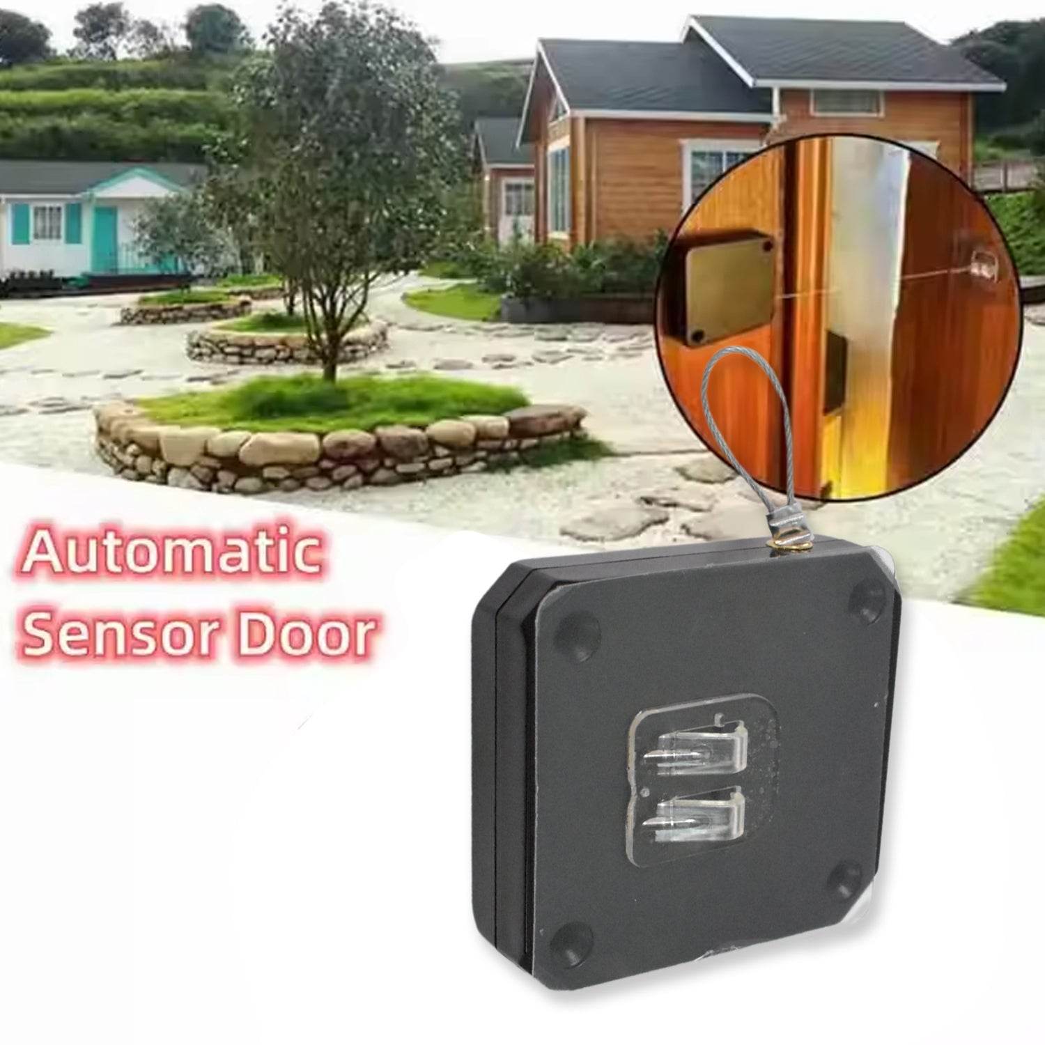 Automatic Door Closer Punch-Free Automatic Sensor Door Closer With 4 Screw - infinityexculsivestore.com