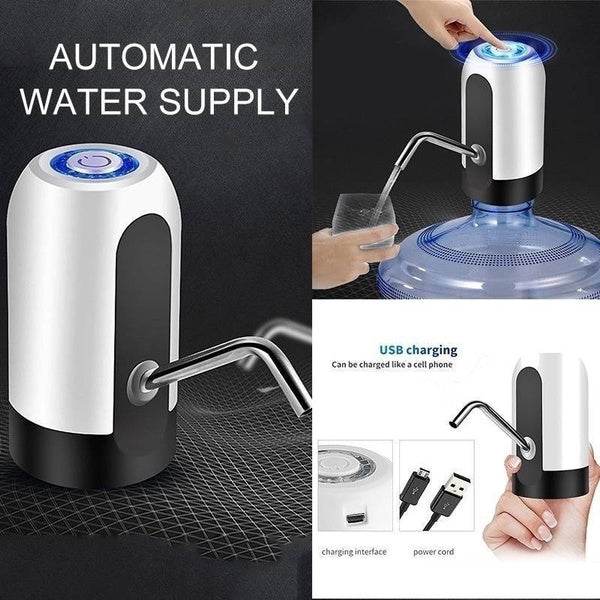 Automatic Drinking Cooler USB Charging Portable Pump Dispenser - infinityexculsivestore.com