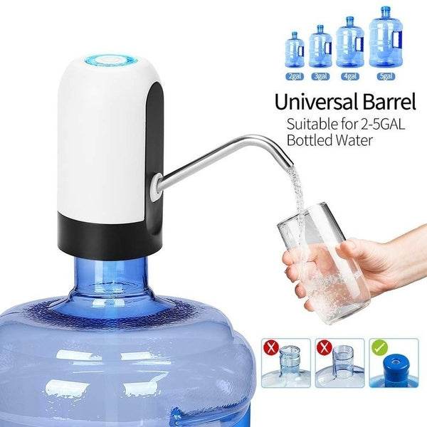 Automatic Drinking Cooler USB Charging Portable Pump Dispenser - infinityexculsivestore.com