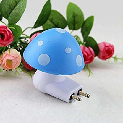 Automatic Night Sensor Mushroom Lamp (0.2 watt, Multicolour) - infinityexculsivestore.com