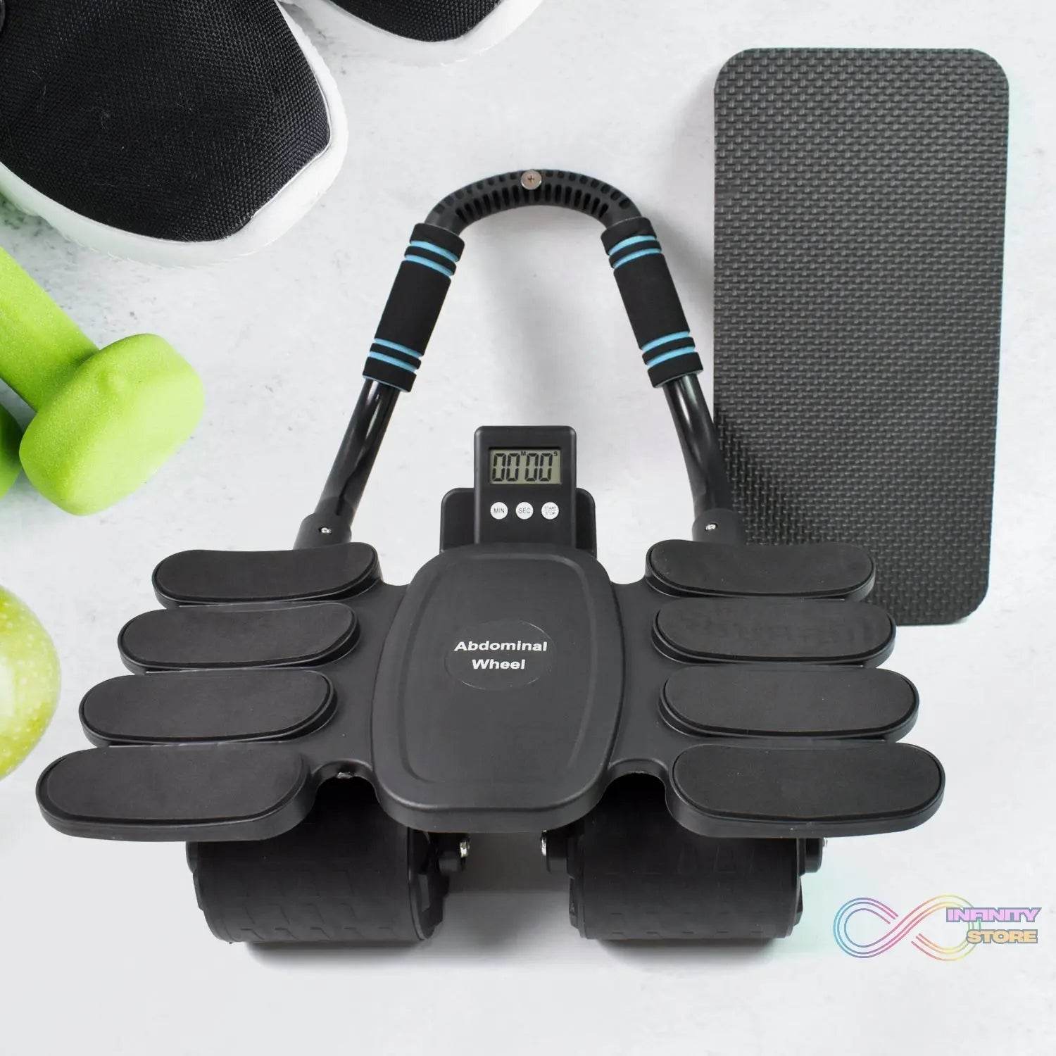 Automatic Rebound Abdominal Wheel with 8 Elbow Supports (1 Pc) - infinityexculsivestore.com