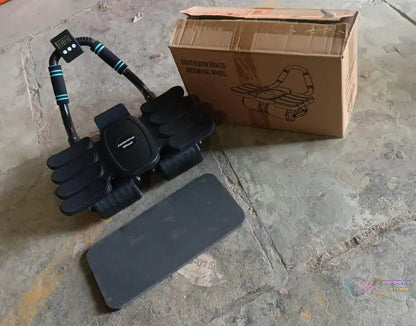 Automatic Rebound Abdominal Wheel with 8 Elbow Supports (1 Pc) - infinityexculsivestore.com