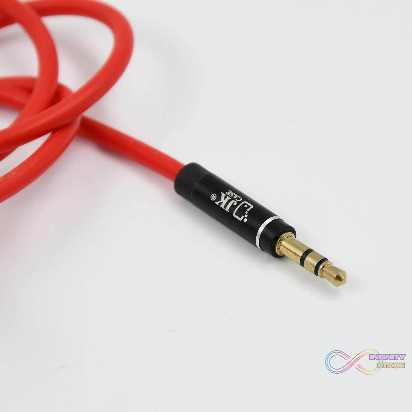 Aux Cable 3.5mm gold-plated Pin for Mobile and Tablet Home, Car (1 Pc / 1000MM) - infinityexculsivestore.com